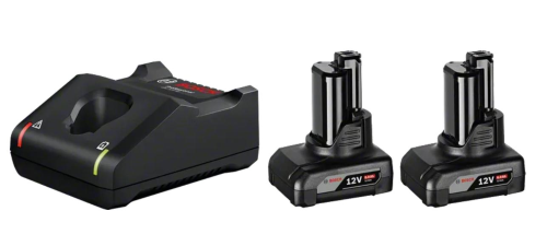 1600A01B20,KIT 2X BATTERIE 12V 6.0AH + CARICABATTERIA